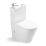 Toilet Suite Rimless Flush BTW A3314D with Hand Basin 